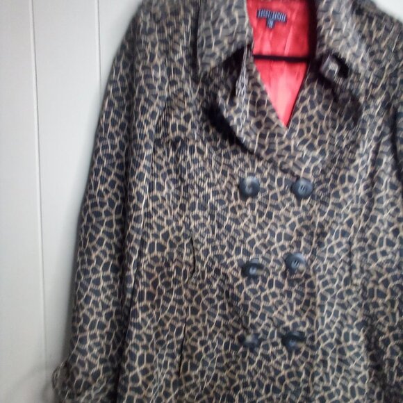 Randy Kemper Blazer Jacket 10 Animal Print Button Up - Picture 13 of 16